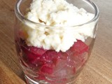 Verrine betterave / fromage d&rsquo;amandes&nbsp;{Vegan}