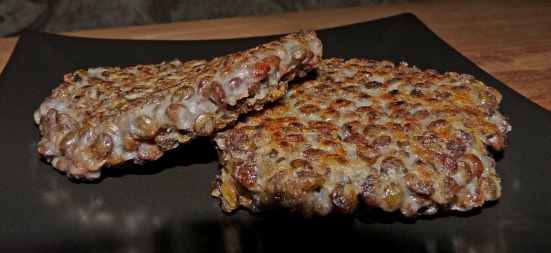 Croquettes riz-lentilles vertes du puys