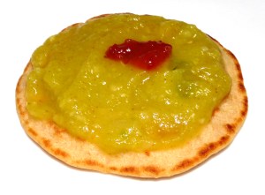 Végé-bliniset purée de courgettes au curry