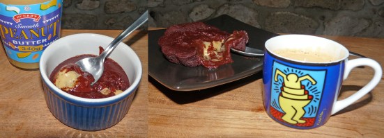 Coeur coulant au beurre de cacahuètes