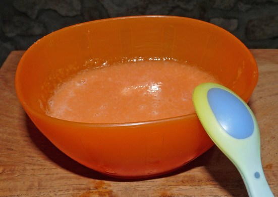 Compote de melon pour bébé