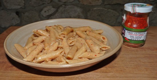 Penne rigate au piment d'Espelette