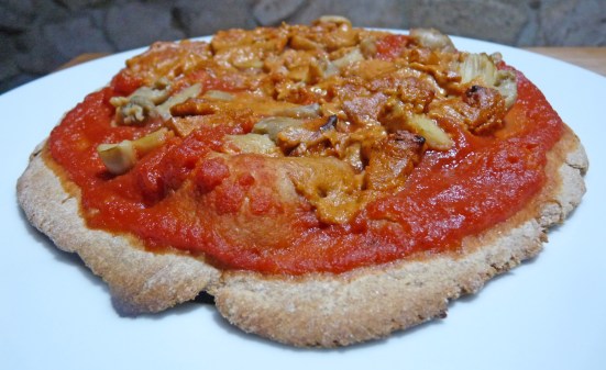 Pizza au végé-fromage à gratiner