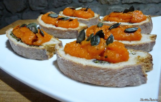 Toasts triple courge