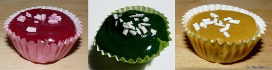 Cupcakes décorés avec des vermicelles maison