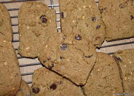 Palets beurre de cacahuète et pépites de chocolat