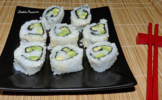 California makis à l'avocat
