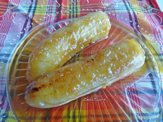 Bananes flambées au rhum ambré Bologne
