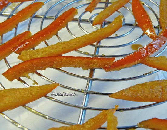 Ecorces d'oranges confites