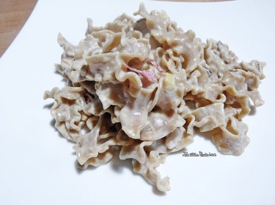 Carbonara de chanterelles