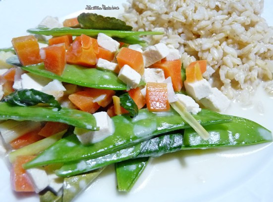 Pois gourmands à la thaï