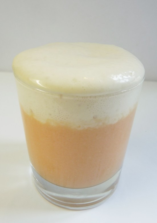 Smoothie protéiné pomme carotte et émulsion vanille