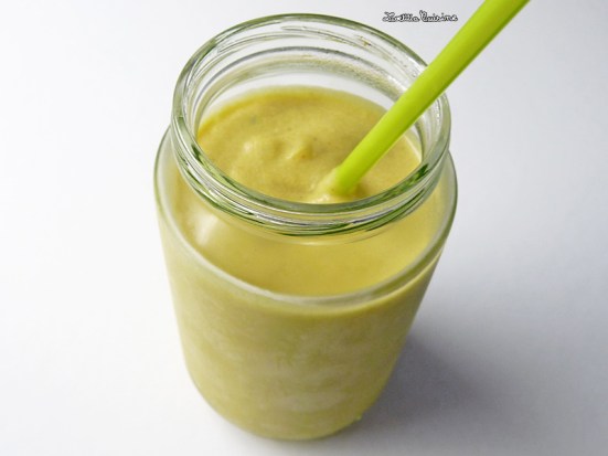 Velouté de concombre au lait de coco et à la menthe