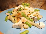 Wok au fenouil, haricots verts, tofu et raisins&nbsp;blonds