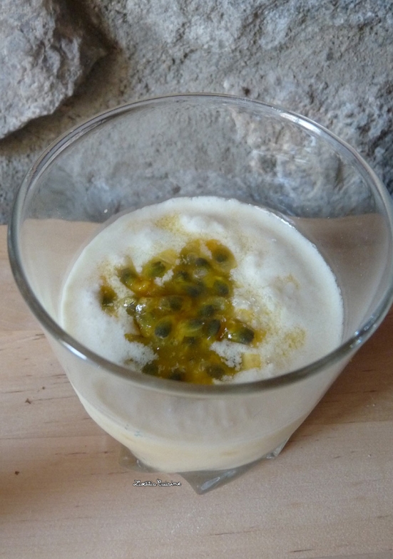 Milk-shake maracuja (passion) et amande