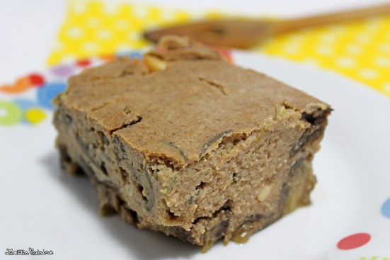 Pudding salé aux aubergines et romarin 