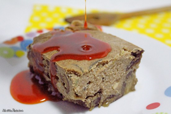 Pudding salé aux aubergines, romarin et son huile au paprika