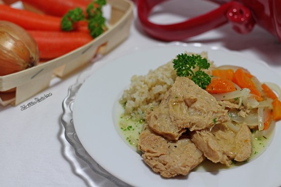 Blanquette de ma grand-mère aux PST 