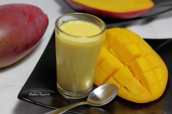 Crème de mangue façon lassi