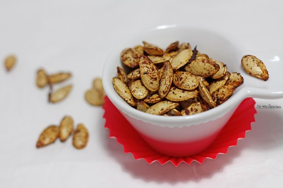 Graines de courges grillées au garam massala