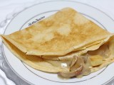 Crêpes à la bières fourrées à la béchamel aux bolets et tofu&nbsp;(vegan)