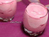 Mousse de framboises&nbsp;vegan