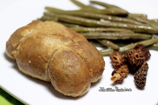 Paupiettes végétaliennes forestières sauce morilles