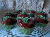 Muffins menthe chocolat&nbsp;{vegan}