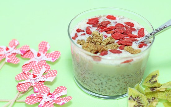 Pudding aux graines de lin et épices