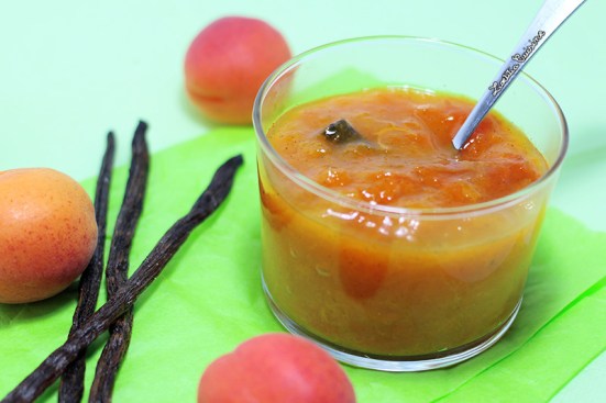 Compotée d'abricots du Valais à la vanille