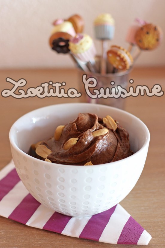 Glace banane, cacahuète et chocolat