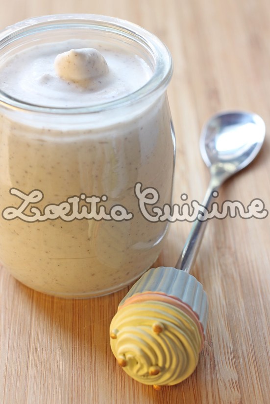 Yaourt au lait de coco et à la vanille