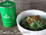 Guacamole à la spiruline aux plantes {Végane et&nbsp;cru}