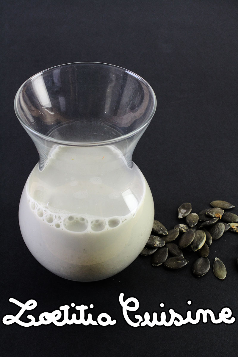 Lait de graines de courge