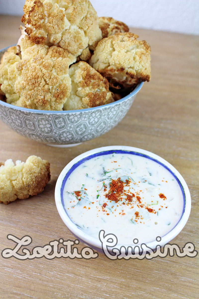 Chou-fleur rôti sauce Tarator